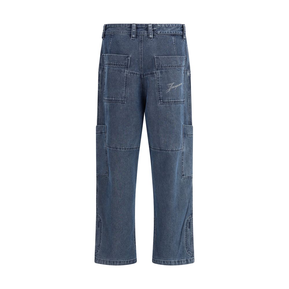 Jacquemus Blue Cotton Jeans Denim | Regal Royce