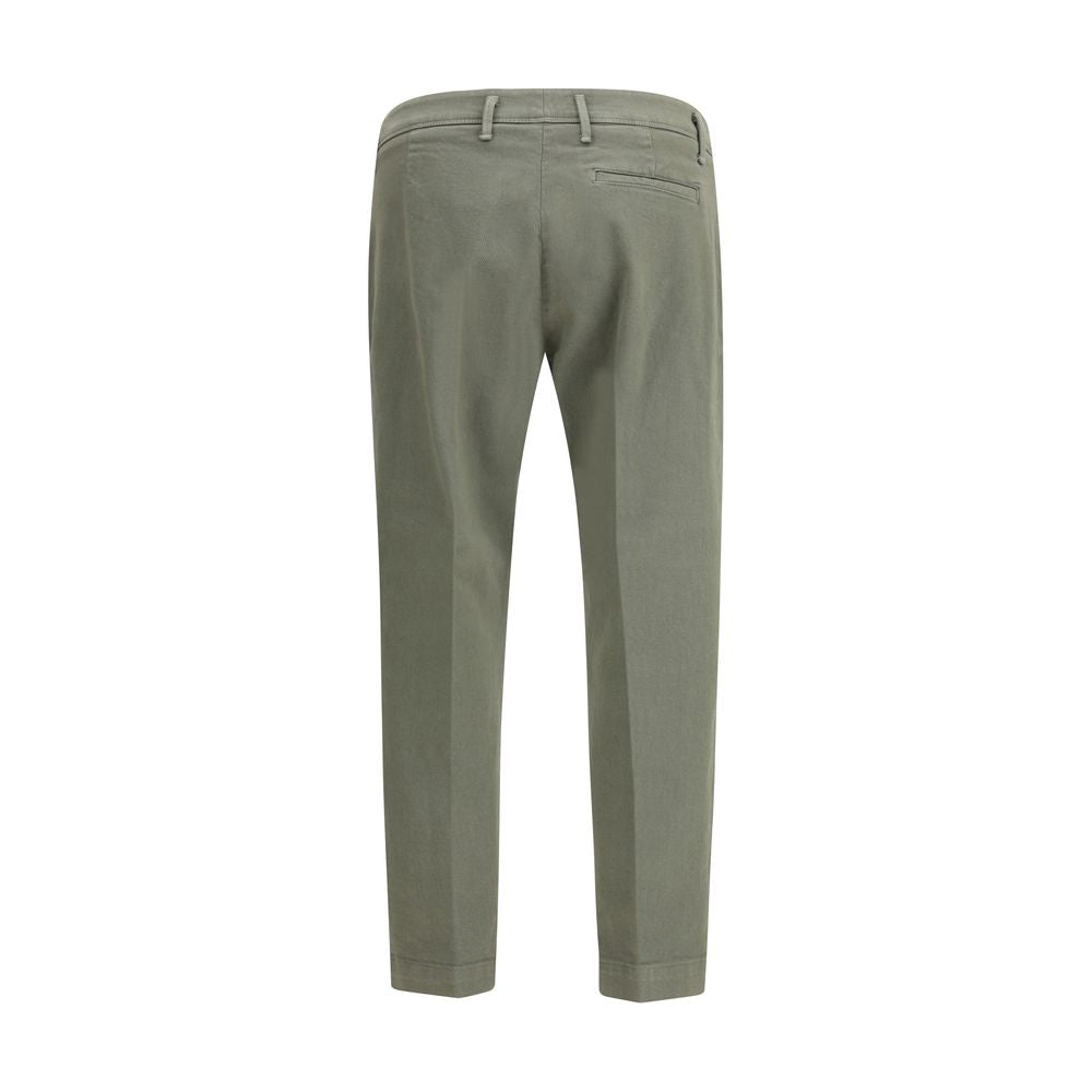 Cruna Bicolor Cotton Casual Pants | Regal Royce