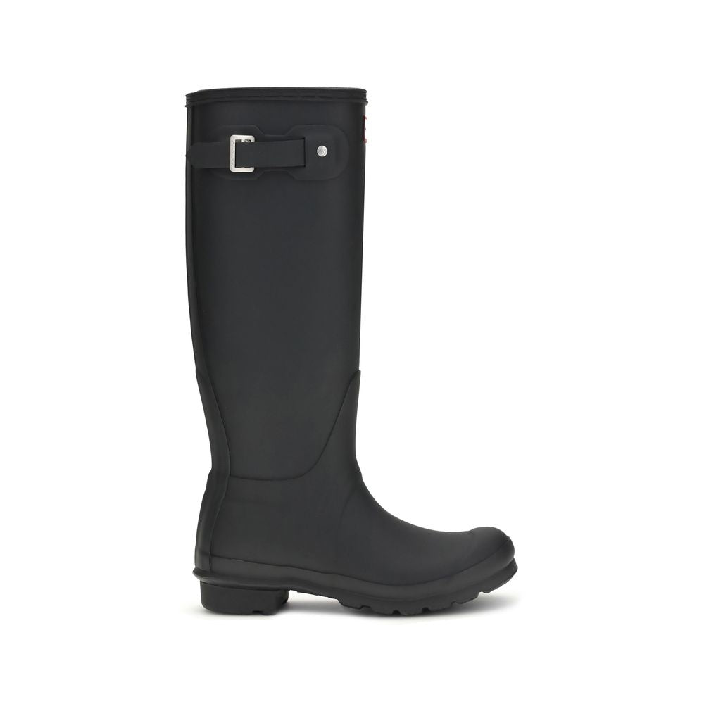 Hunter Black Rubber Rain Boots