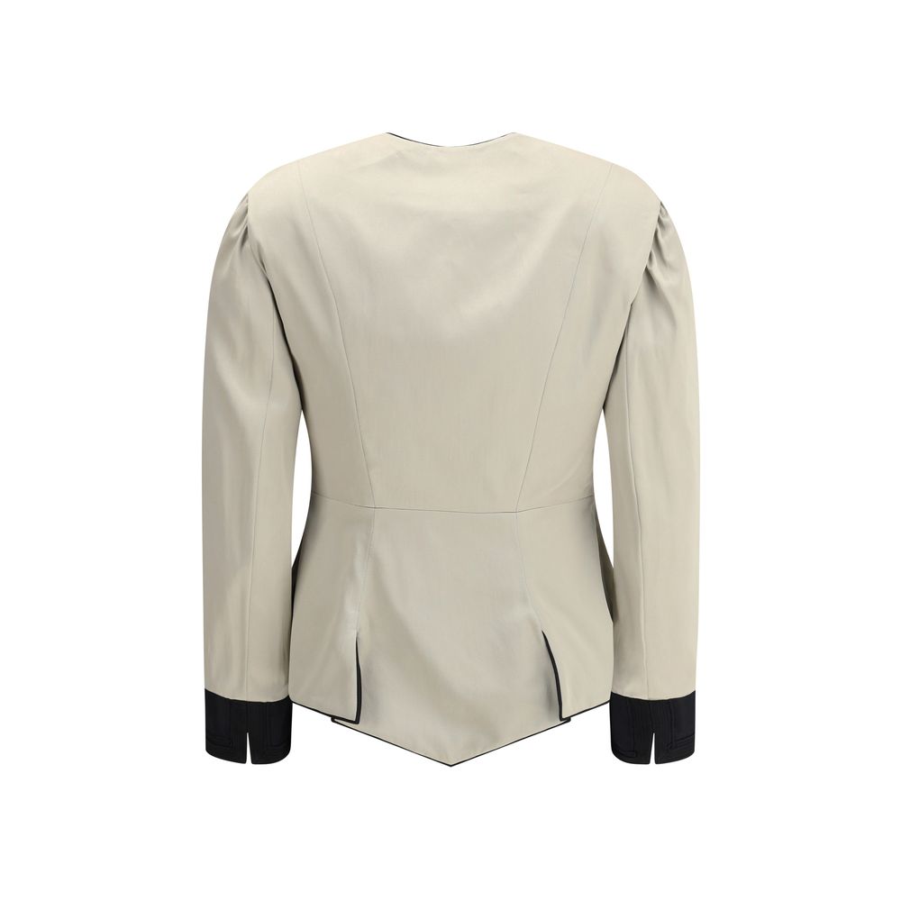 Chloé Silver Silk Coat | Regal Royce