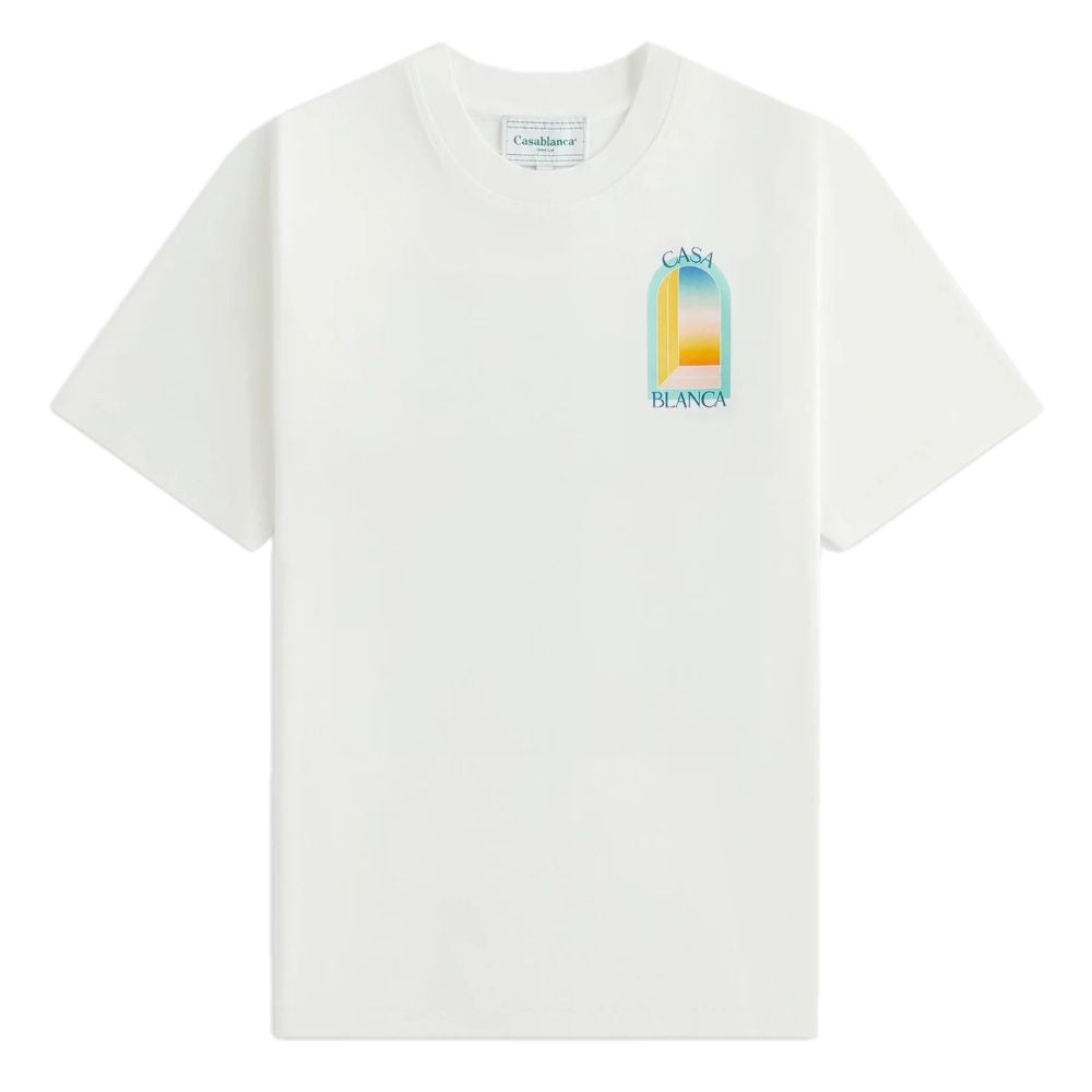 Casablanca White Cotton T-Shirt