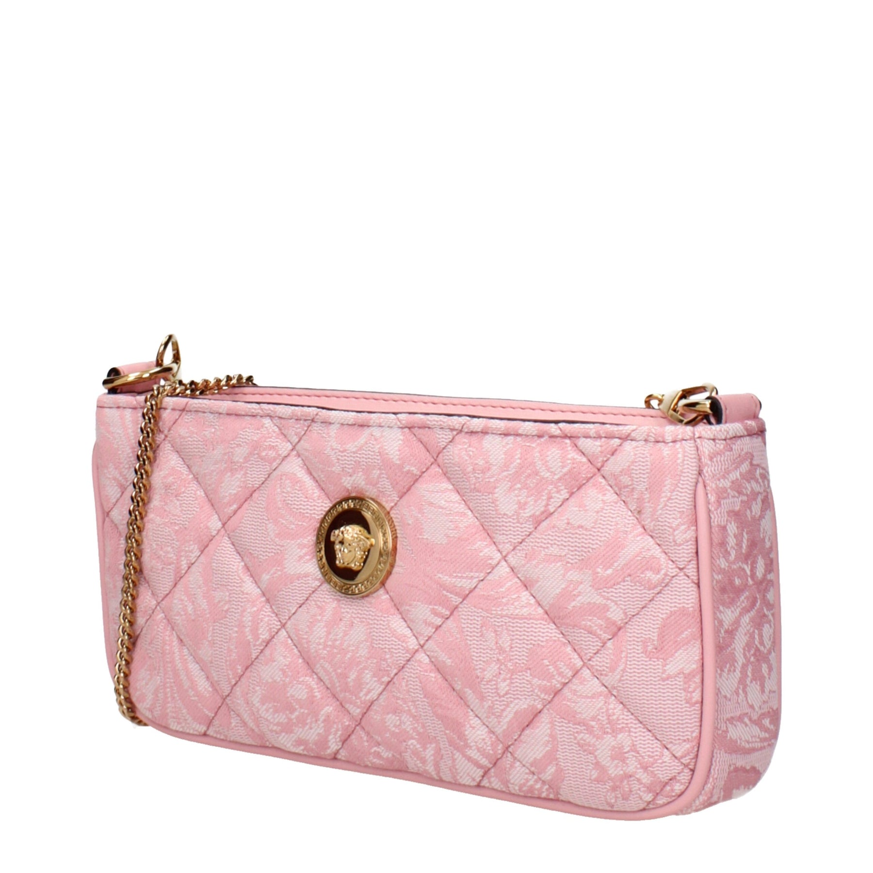 Versace Pink Fabric Crossbody Bag | Regal Royce