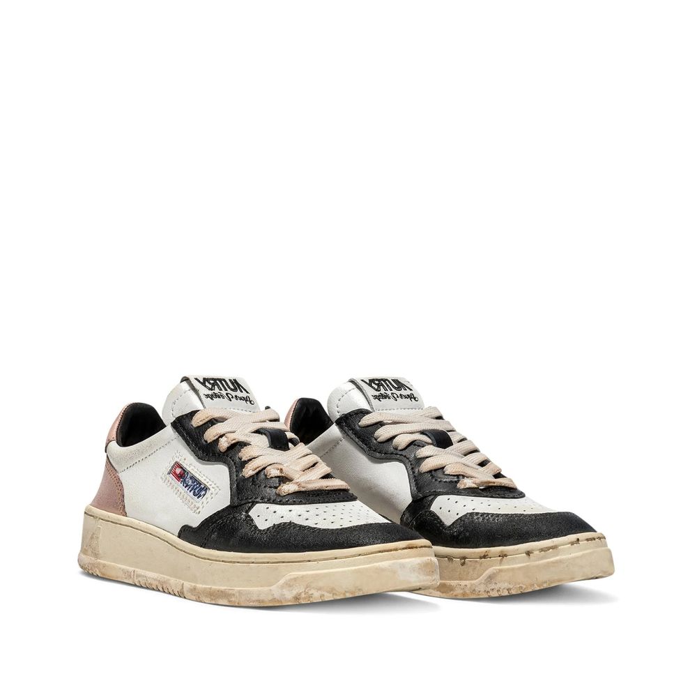Autry White Leather Low Top Sneakers
