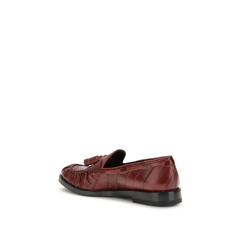 Fratelli Rossetti Bordeaux Rubber Slip-On Loafers | Regal Royce