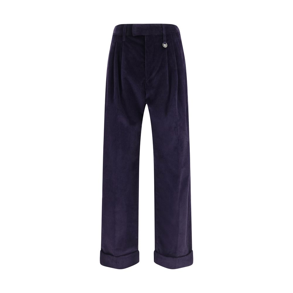 Burberry Blue Cotton Pants | Regal Royce