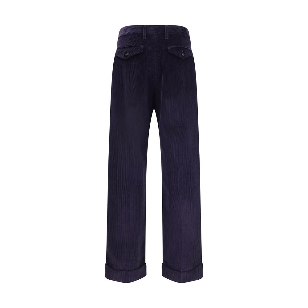 Burberry Blue Cotton Pants | Regal Royce
