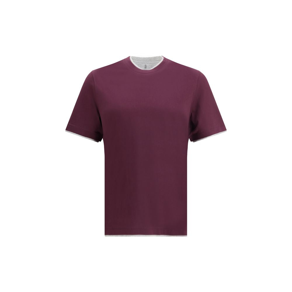 Brunello Cucinelli Multicolor Cotton T-Shirt | Regal Royce
