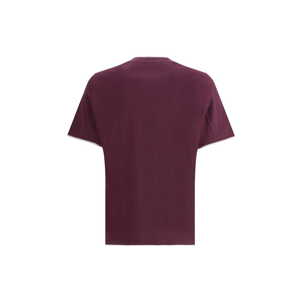 Brunello Cucinelli Multicolor Cotton T-Shirt | Regal Royce