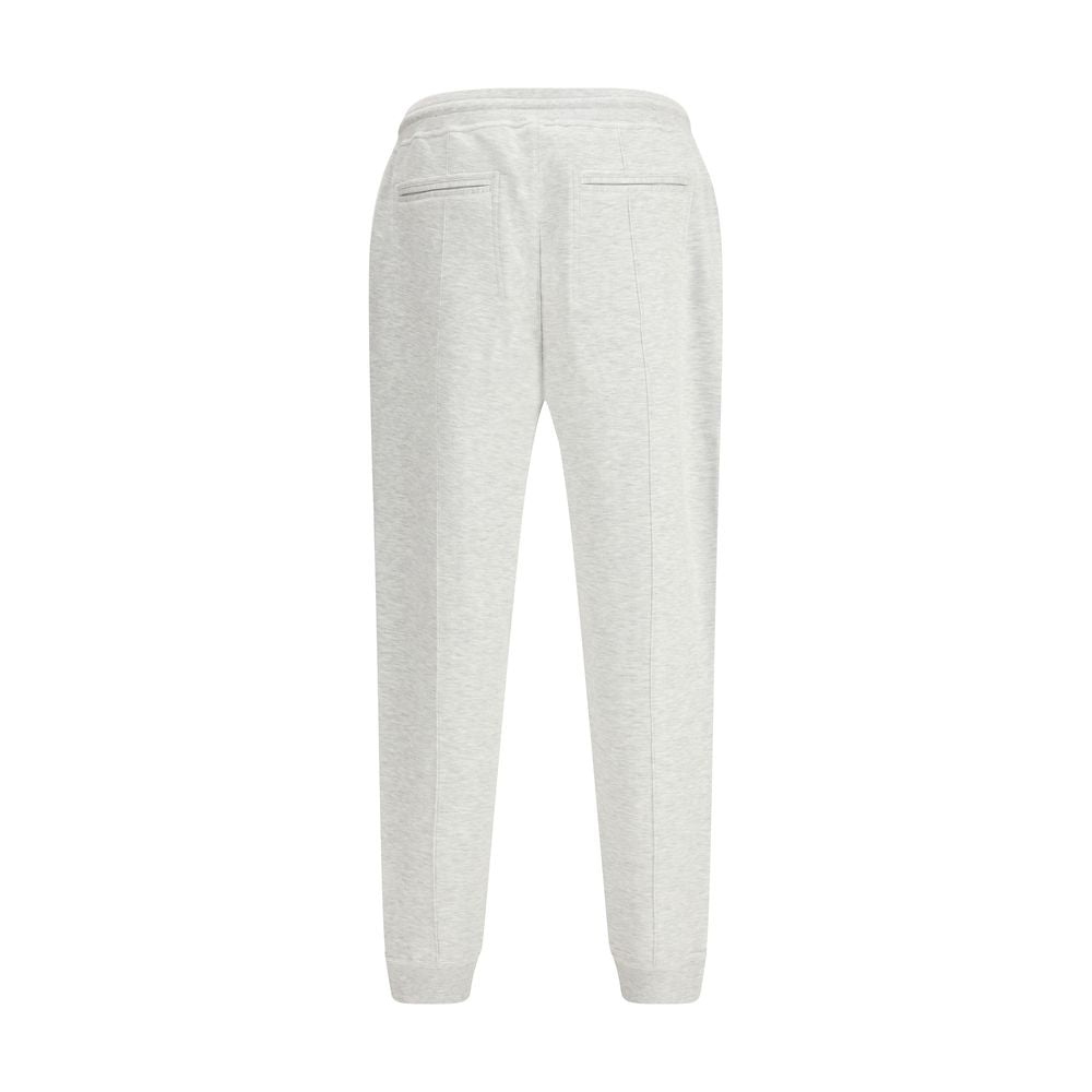 Brunello Cucinelli Gray Cotton Joggers (Workout Pants) | Regal Royce