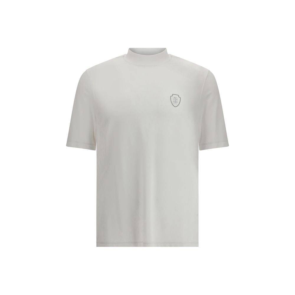 Brunello Cucinelli White Polyamide T-Shirt | Regal Royce