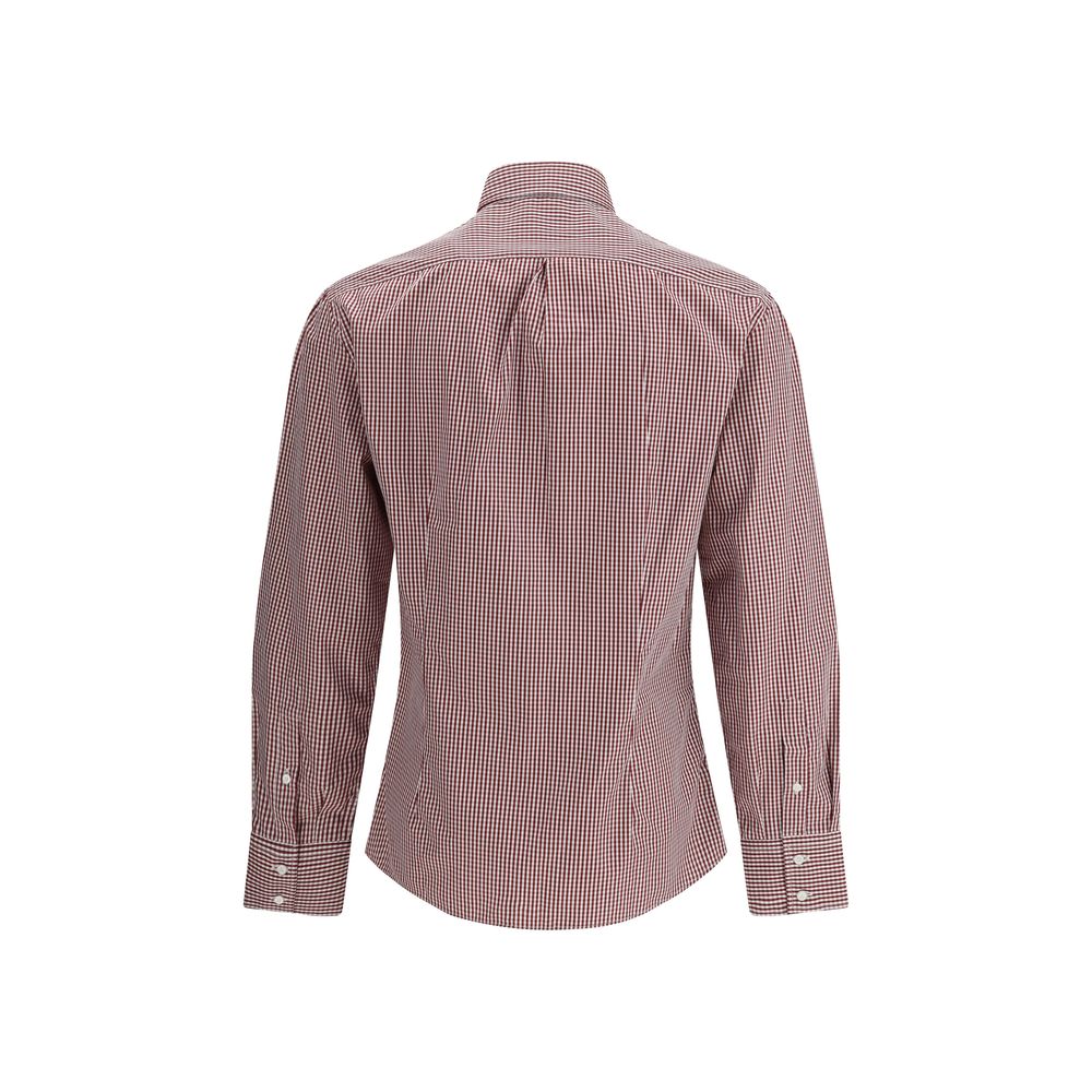 Brunello Cucinelli Multicolor Cotton Pattern Shirt | Regal Royce