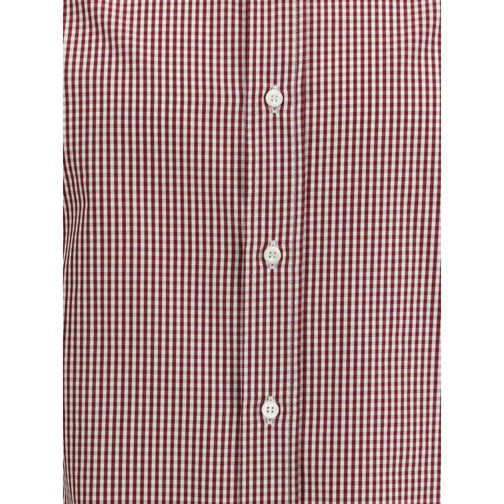 Brunello Cucinelli Multicolor Cotton Pattern Shirt | Regal Royce