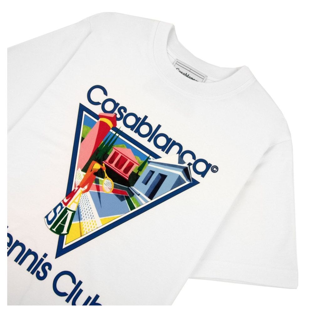 Casablanca White Cotton T-Shirt