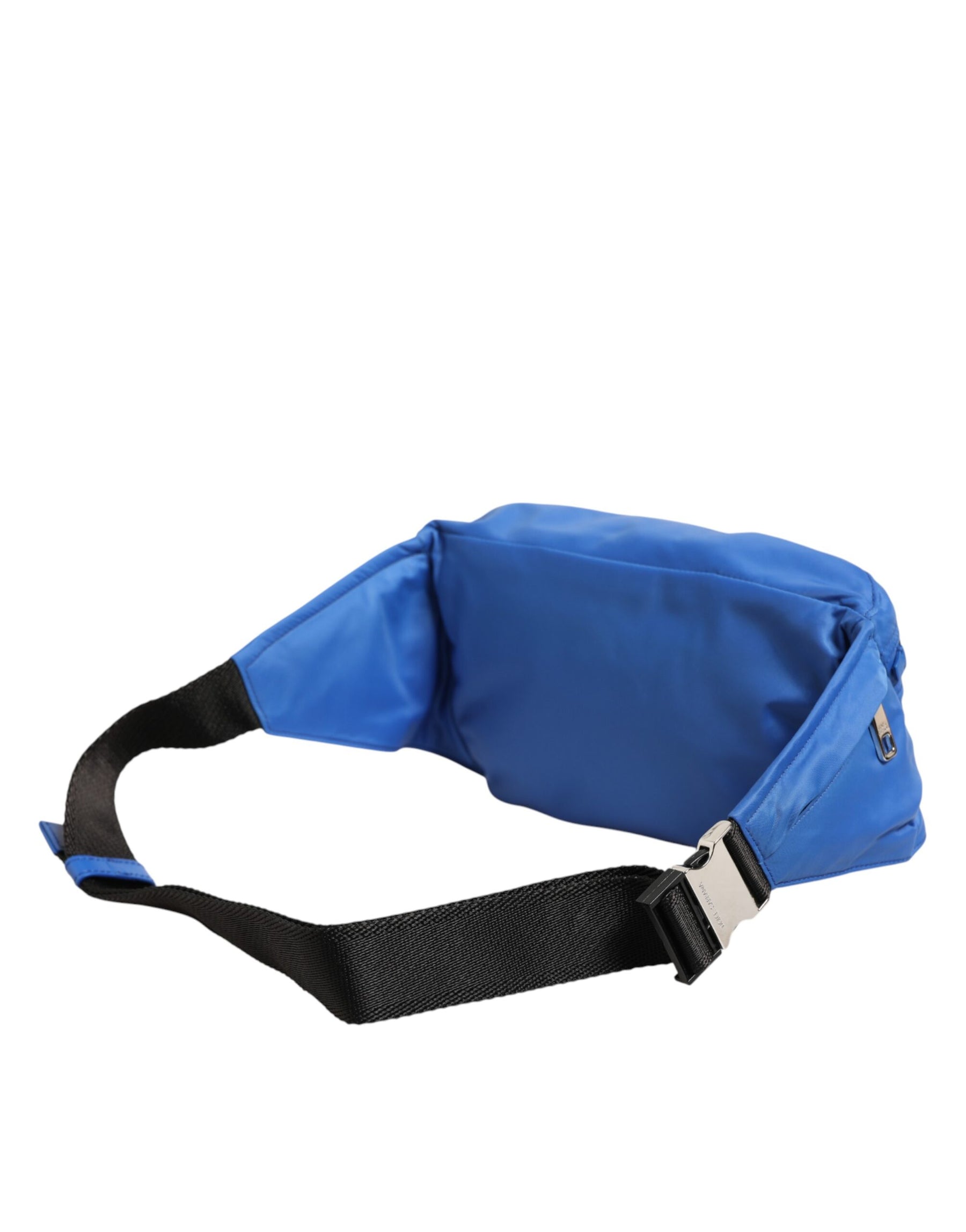 Dolce & Gabbana Blue Logo Plaque Nylon Waist Fanny Pack Men's Borse Bag | Regal Royce