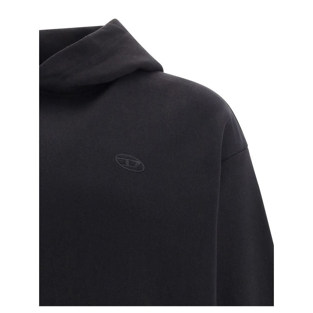 Diesel Black Elastane Sweatshirt | Regal Royce