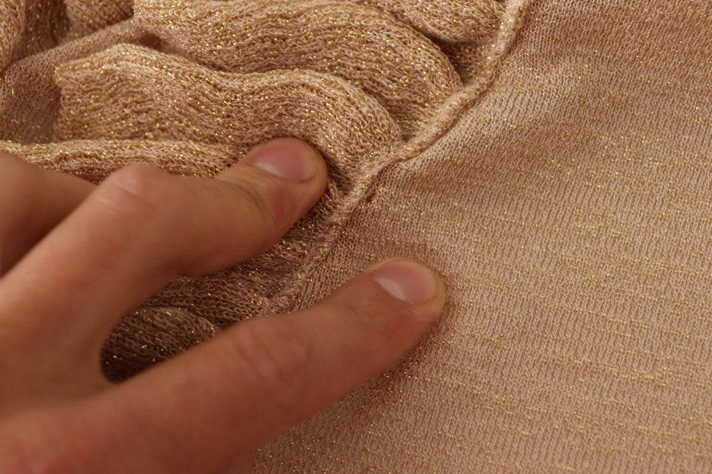 Aniye By Gold Ruffles Long Sleeves Viscose Cardigan Top