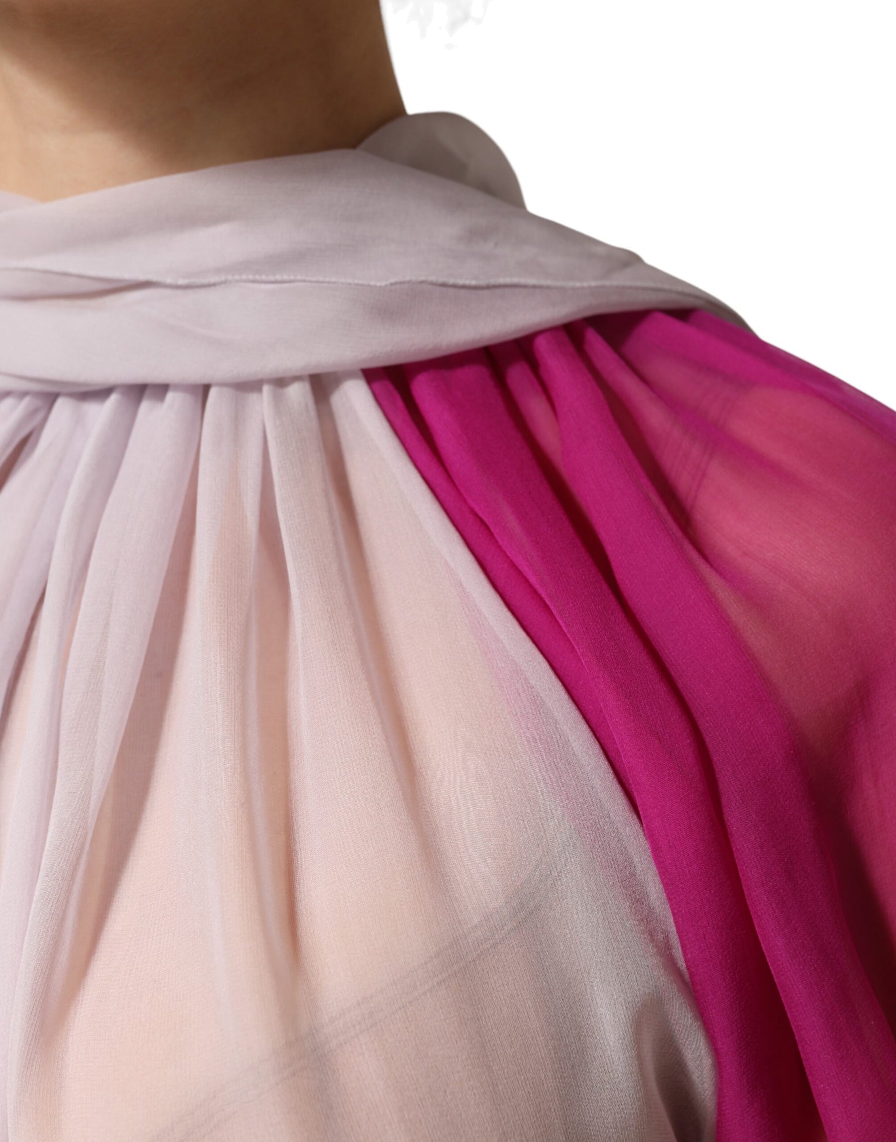 Dolce & Gabbana Multicolor Short Sleeves Silk Blouse Top | Regal Royce