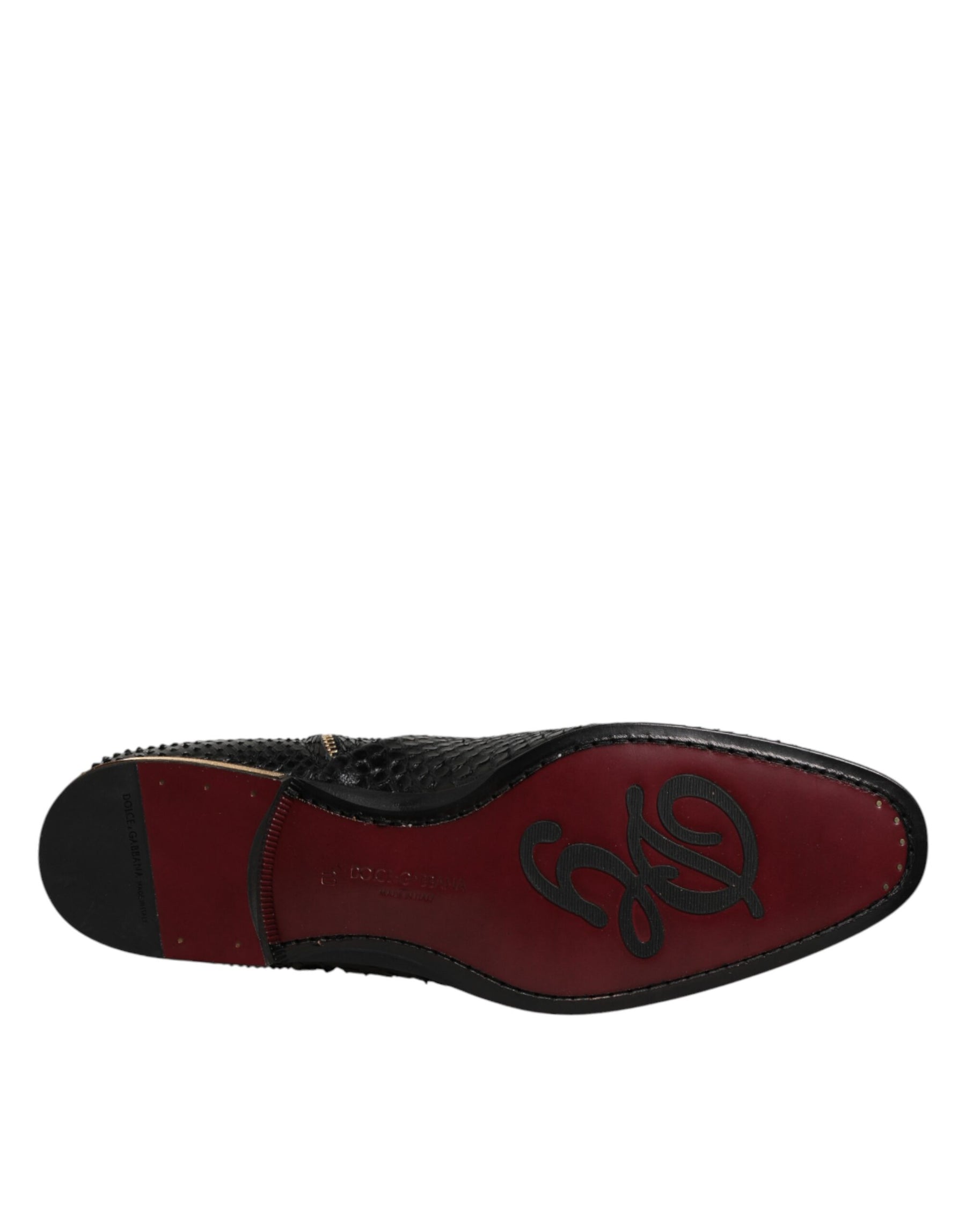 Dolce & Gabbana Black Leather Chelsea Short Ankle Boots  Shoes | Regal Royce