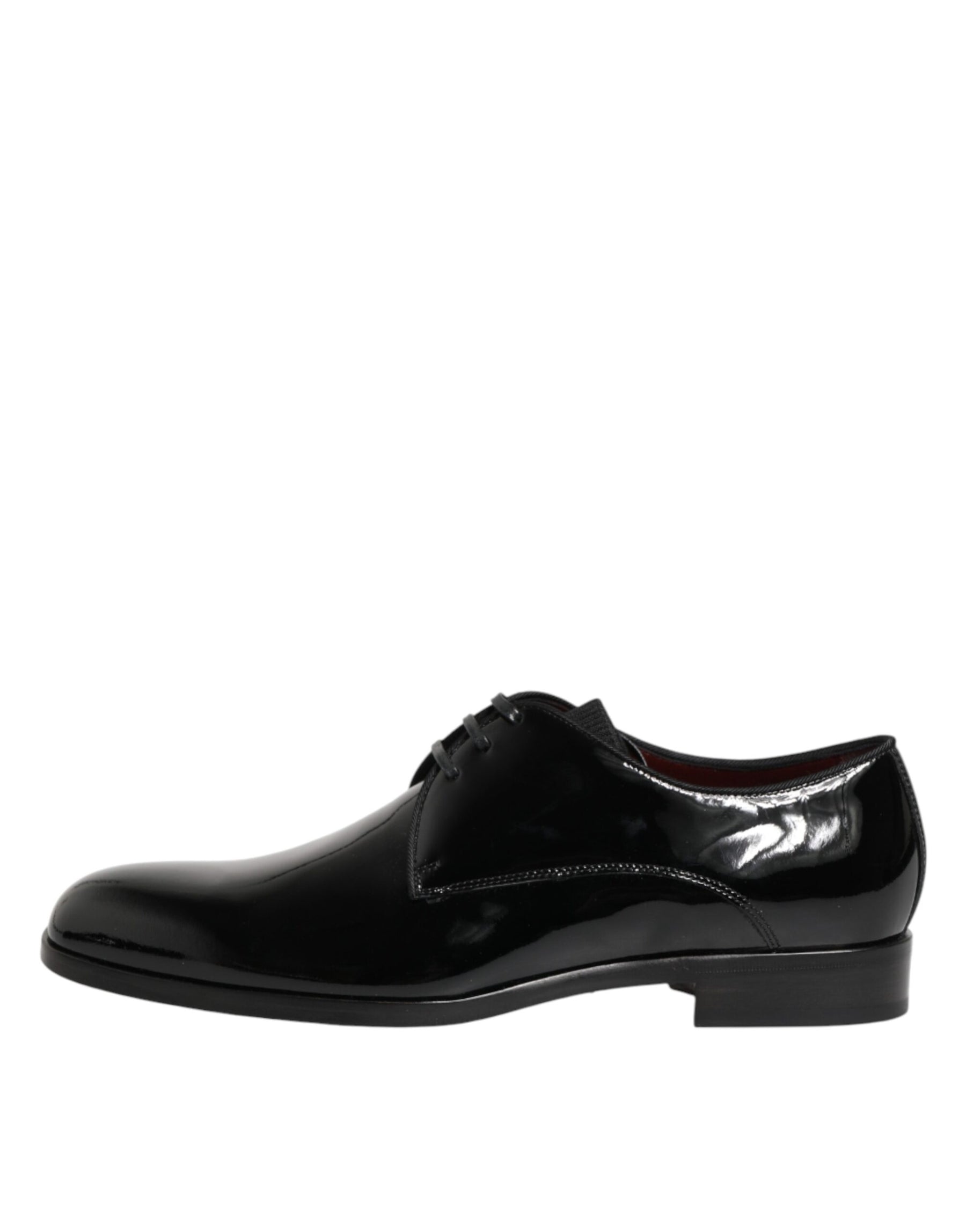 Dolce & Gabbana Black Calfskin Leather Derby Dress Shoes | Regal Royce