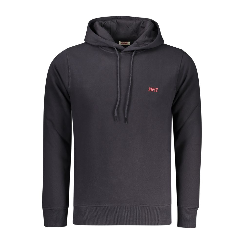 Rifle Blue Cotton Men's Hoodie | Regal Royce