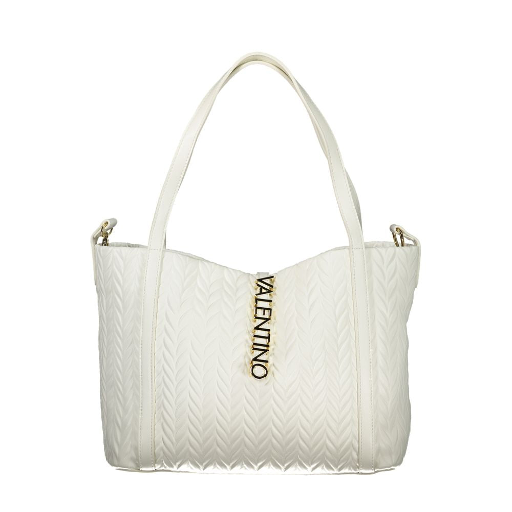 Mario Valentino Bianco Poliuretano Women Handbag | Regal Royce