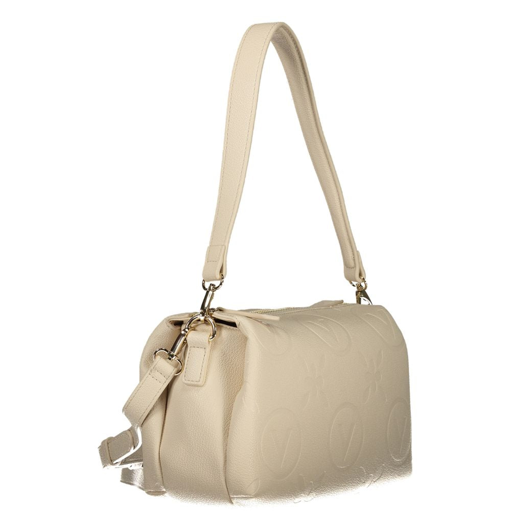 Mario Valentino Beige Polyurethane Women Shoulder Bag | Regal Royce