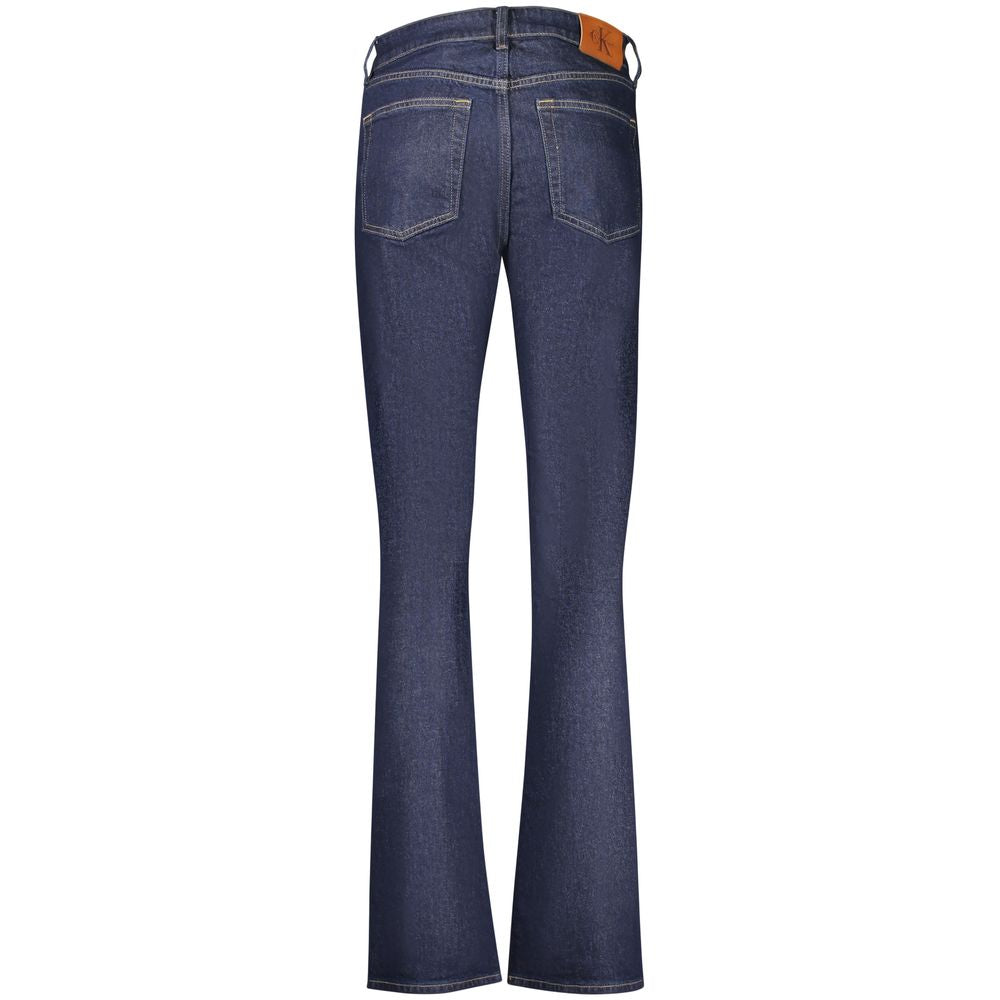 Calvin Klein Blu Cotton Women Jeans | Regal Royce