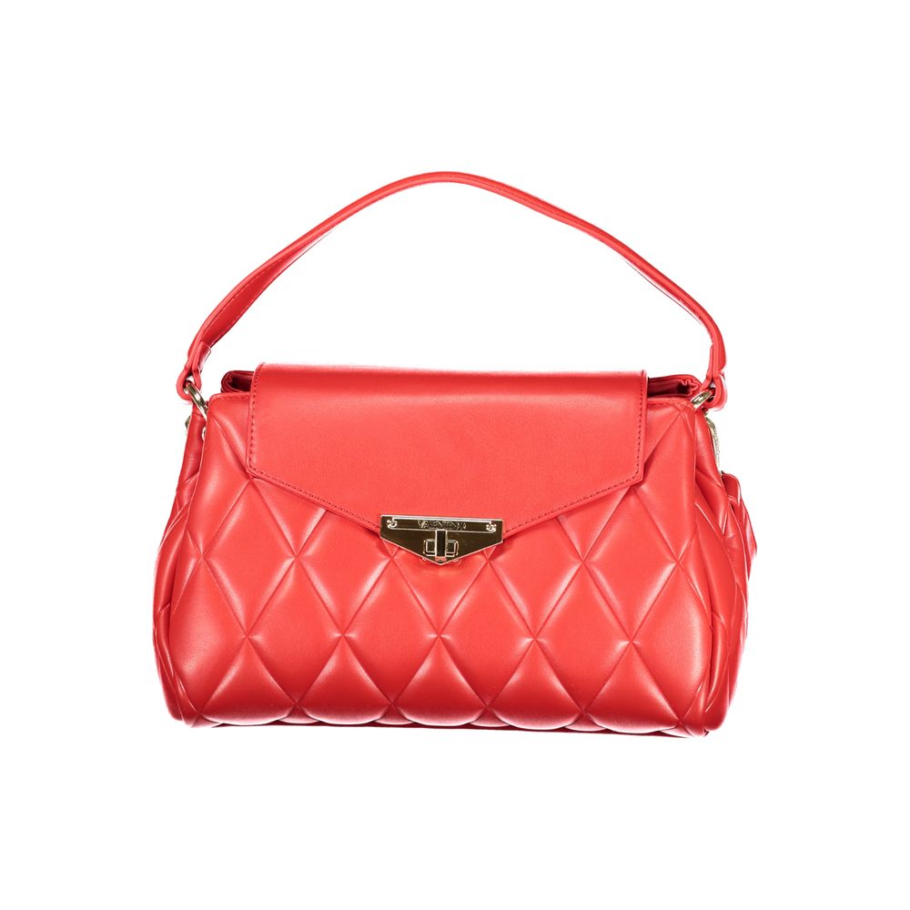 Mario Valentino Rosso Polyurethane Women Handbag | Regal Royce