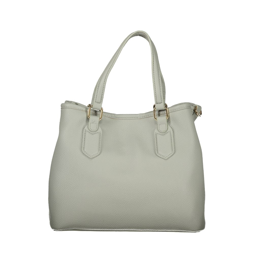Mario Valentino Grigio Polyurethane Women Handbag | Regal Royce