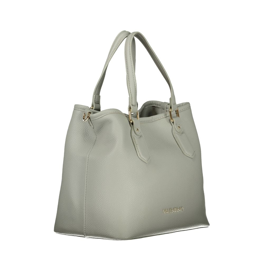 Mario Valentino Grigio Polyurethane Women Handbag | Regal Royce