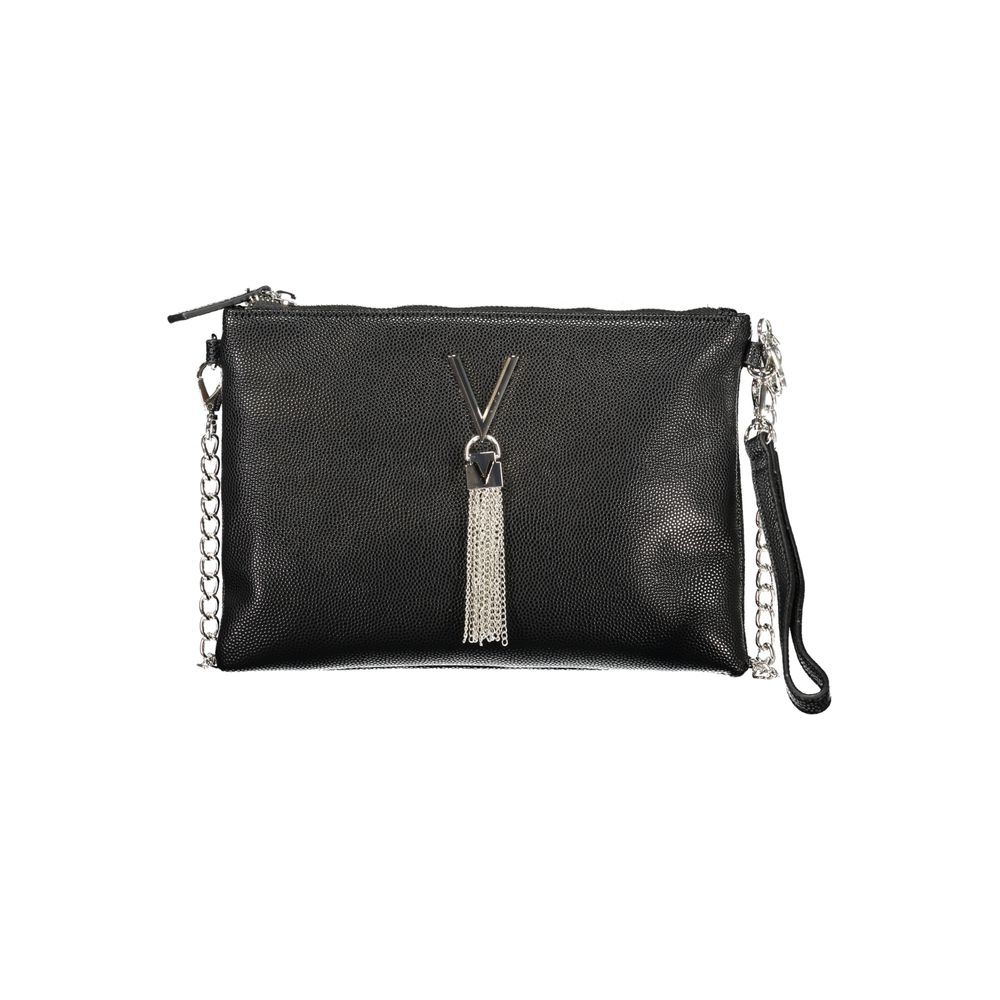 Mario Valentino Black Polyurethane Women's Shoulder Bag | Regal Royce