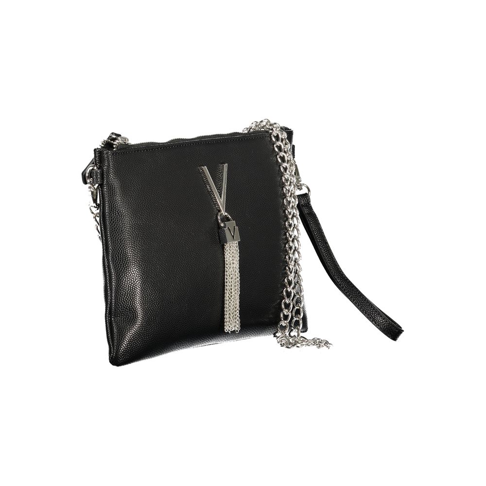 Mario Valentino Black Polyurethane Women's Shoulder Bag | Regal Royce