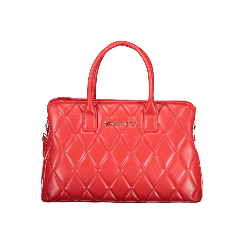 Mario Valentino Rosso Polyurethane Women Handbag | Regal Royce