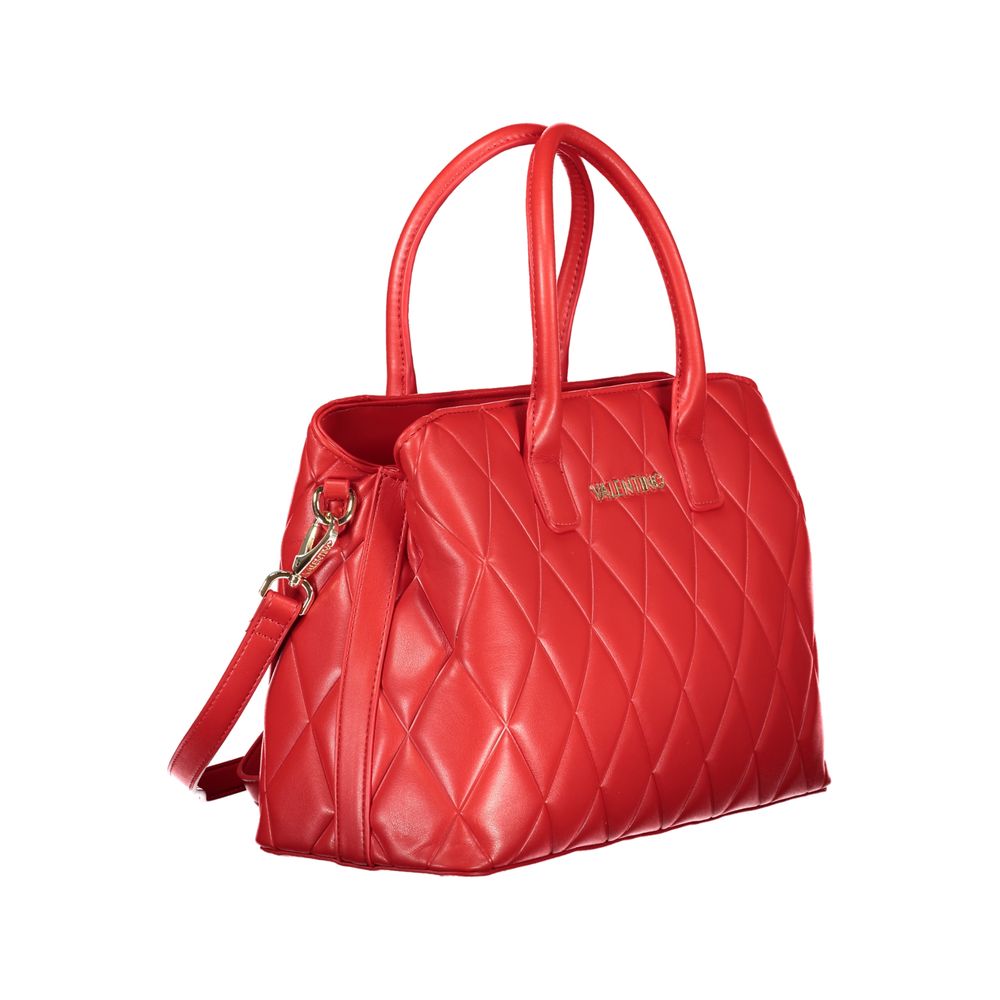 Mario Valentino Rosso Polyurethane Women Handbag | Regal Royce
