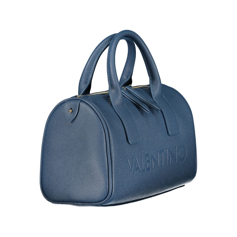 Mario Valentino Blu Polyurethane Woman Handbag | Regal Royce