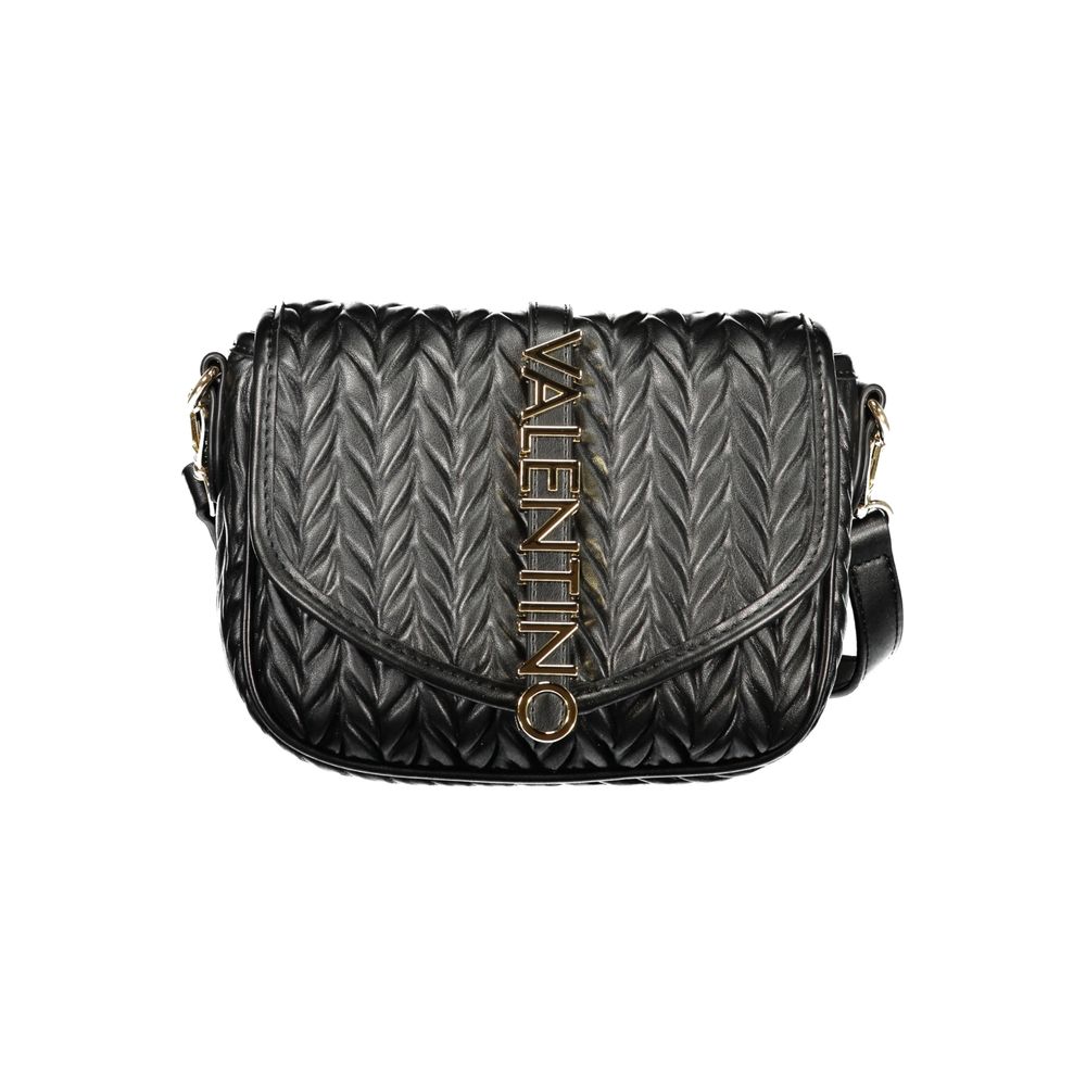 Mario Valentino Nero Poliuretano Woman Shoulder Bag | Regal Royce