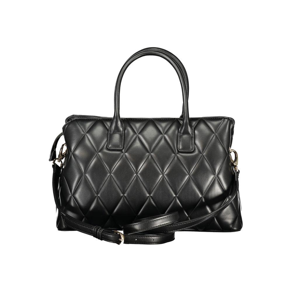 Mario Valentino Nero Polyurethane Women Handbag | Regal Royce