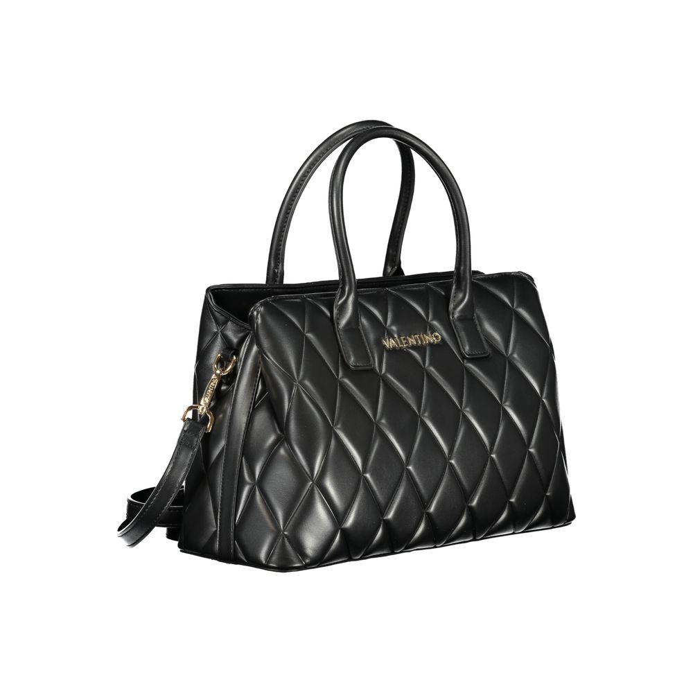 Mario Valentino Nero Polyurethane Women Handbag | Regal Royce
