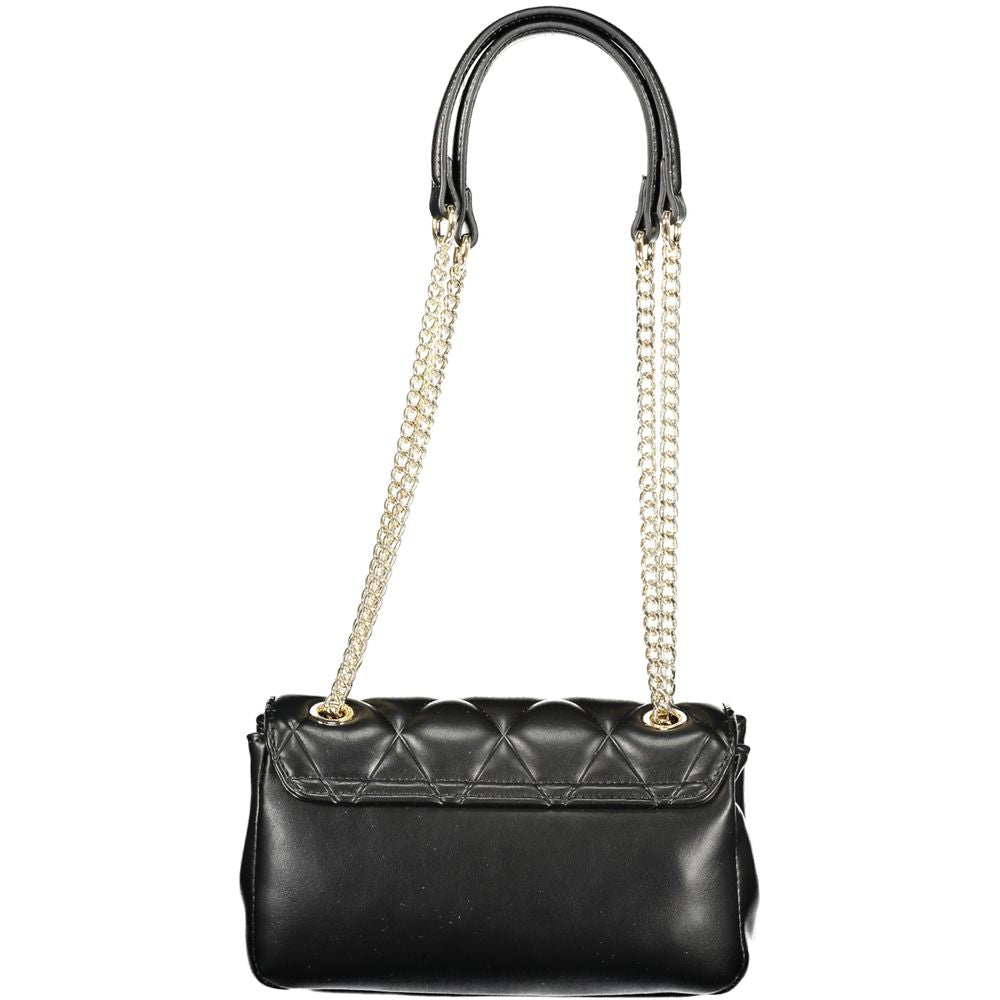 Mario Valentino Nero Polyurethane Women Handbag | Regal Royce