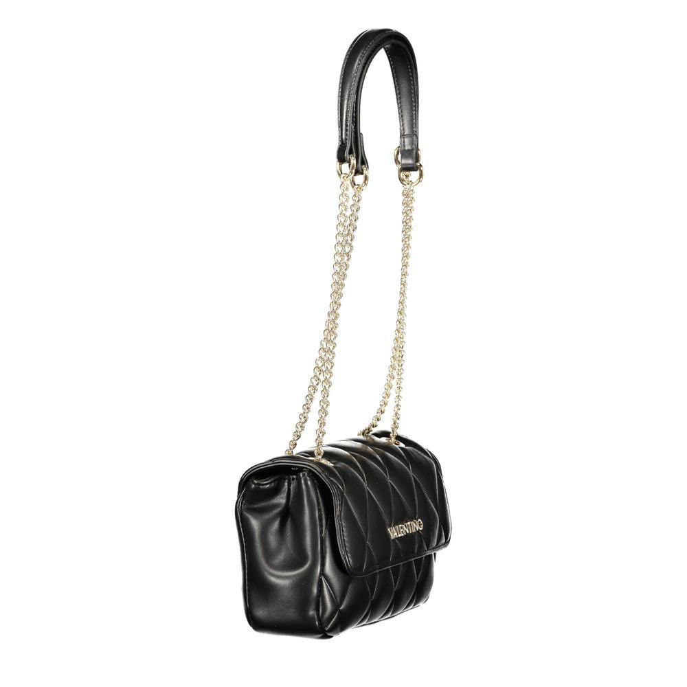 Mario Valentino Nero Polyurethane Women Handbag | Regal Royce