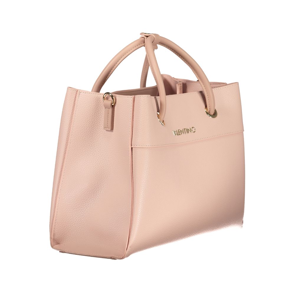 Mario Valentino Rosa Polyurethane Women Handbag | Regal Royce