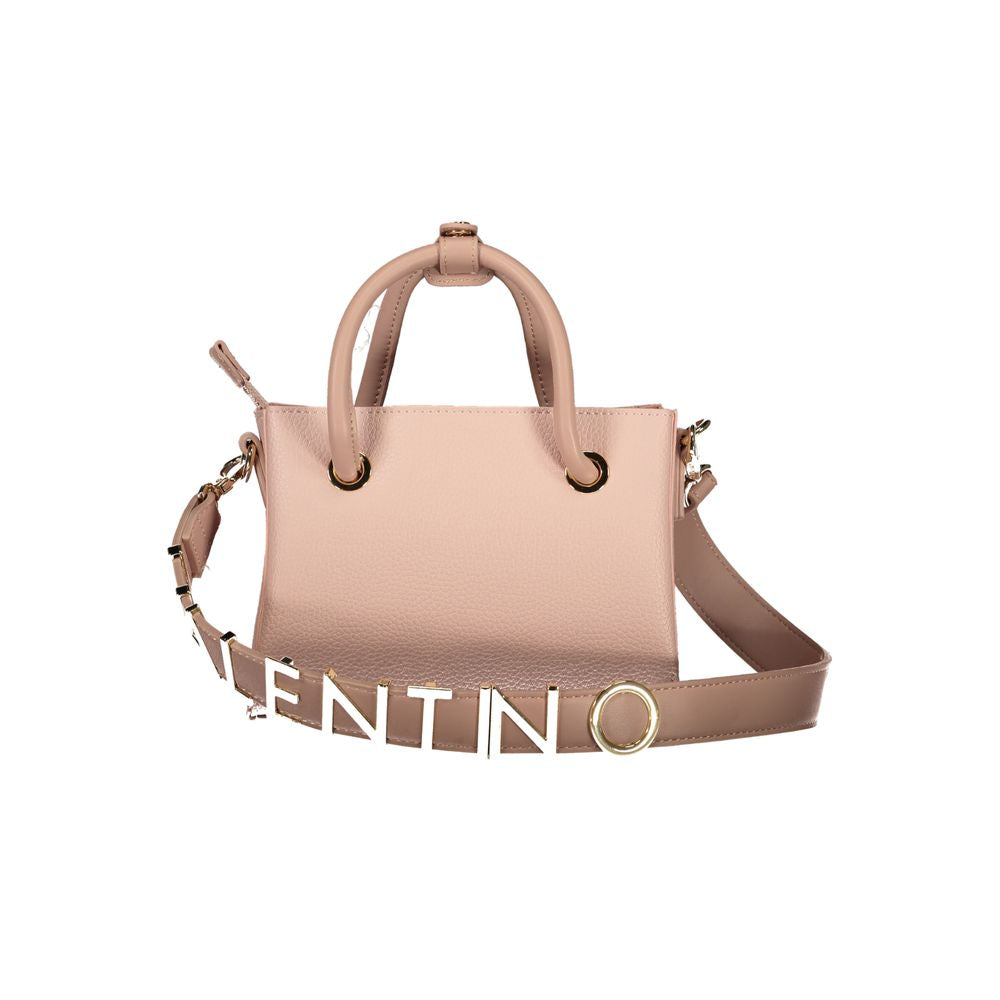 Mario Valentino Rosa Polyurethane Women Handbag | Regal Royce