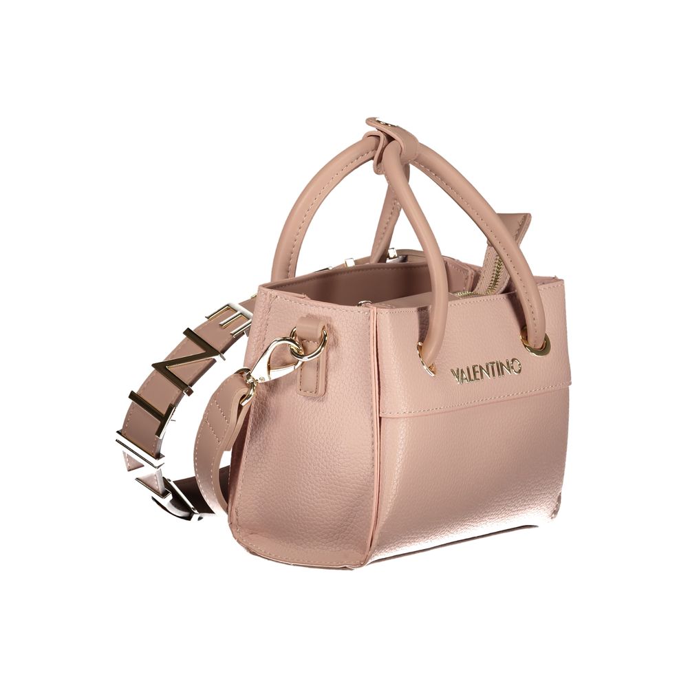 Mario Valentino Rosa Polyurethane Women Handbag | Regal Royce