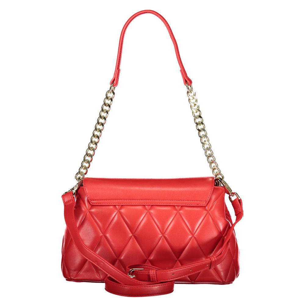 Mario Valentino Red Polyurethane Women Handbag | Regal Royce