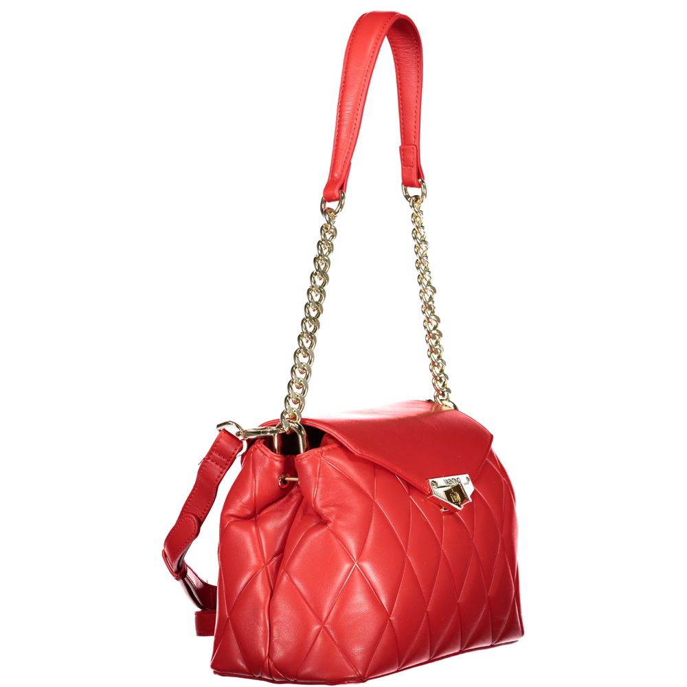 Mario Valentino Red Polyurethane Women Handbag | Regal Royce