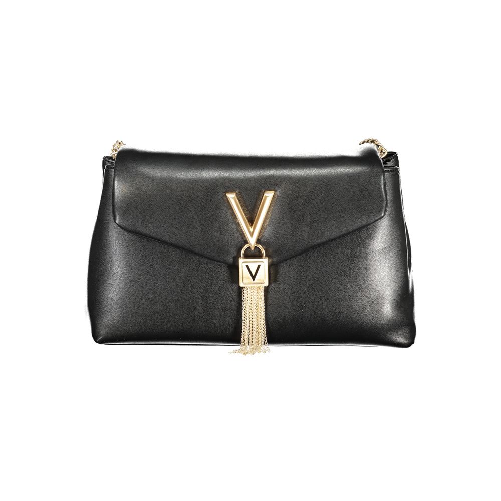 Mario Valentino Nero Poliuretano Women Shoulder Bag | Regal Royce