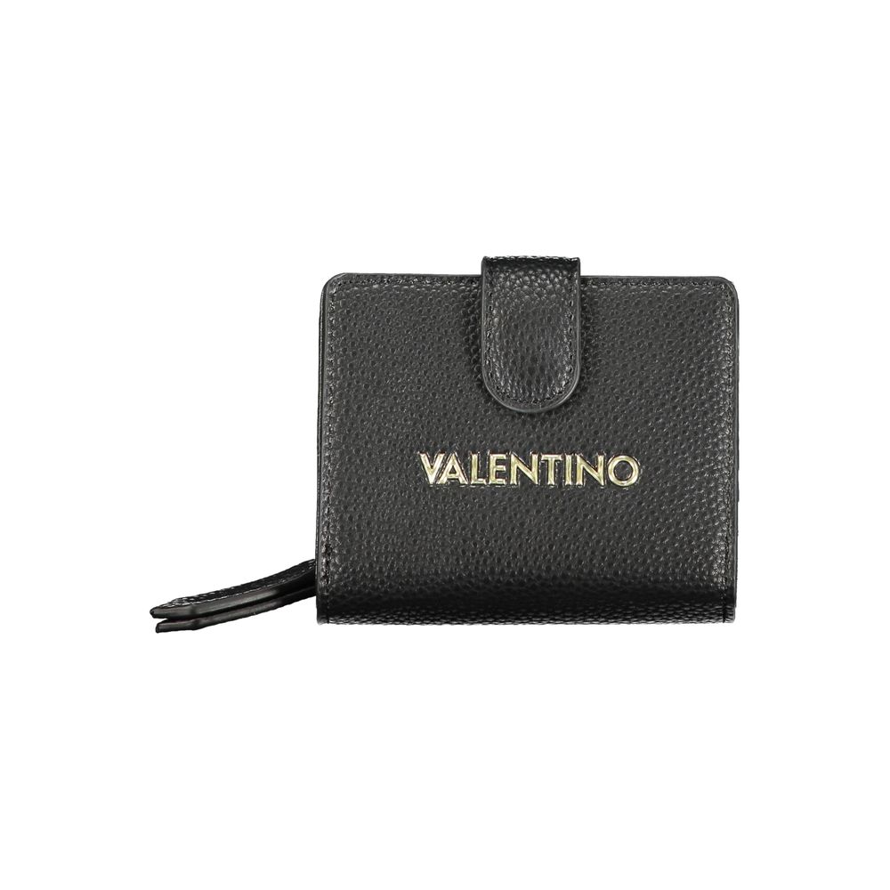 Mario Valentino Black Polyurethane Women Wallet | Regal Royce