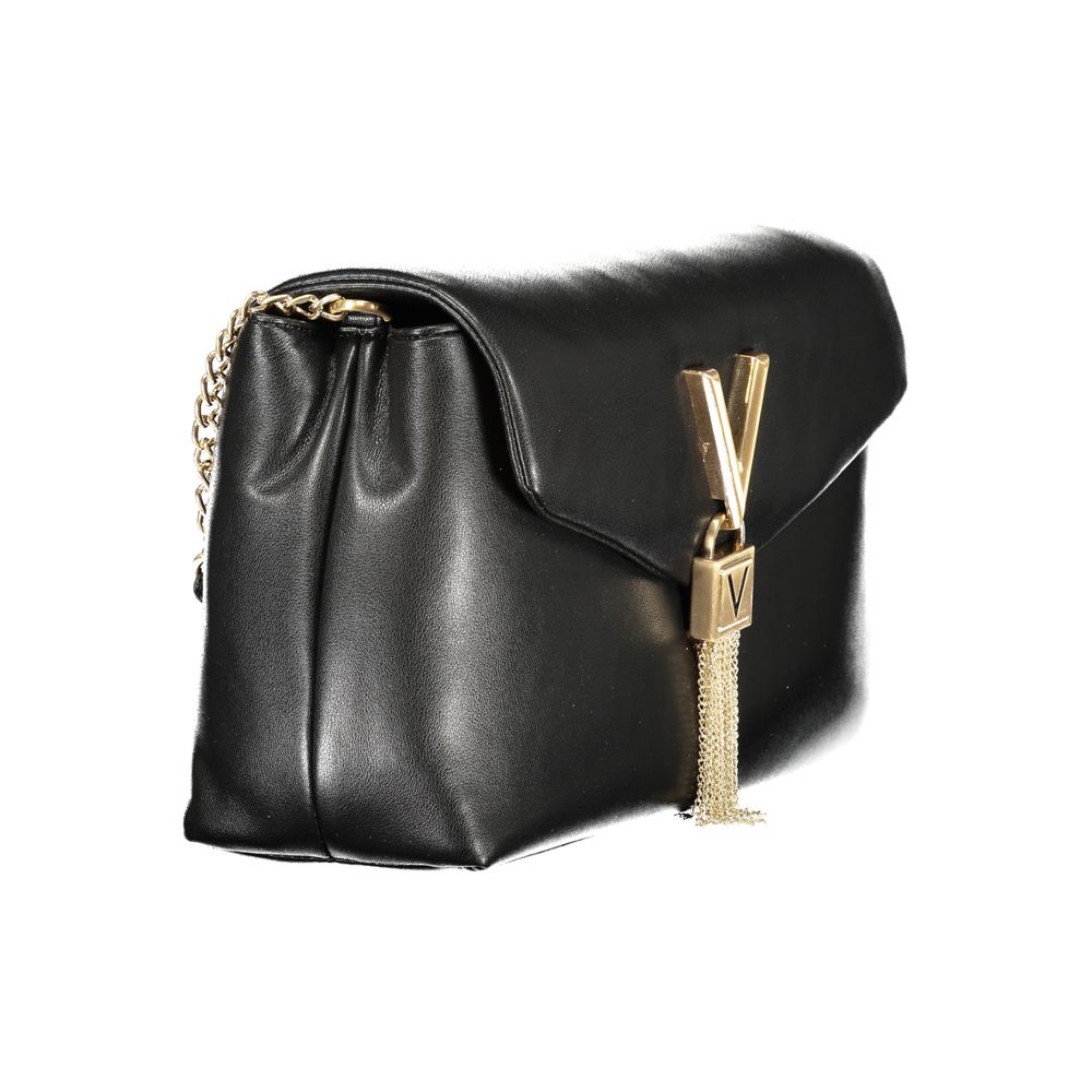 Mario Valentino Nero Poliuretano Women Shoulder Bag | Regal Royce