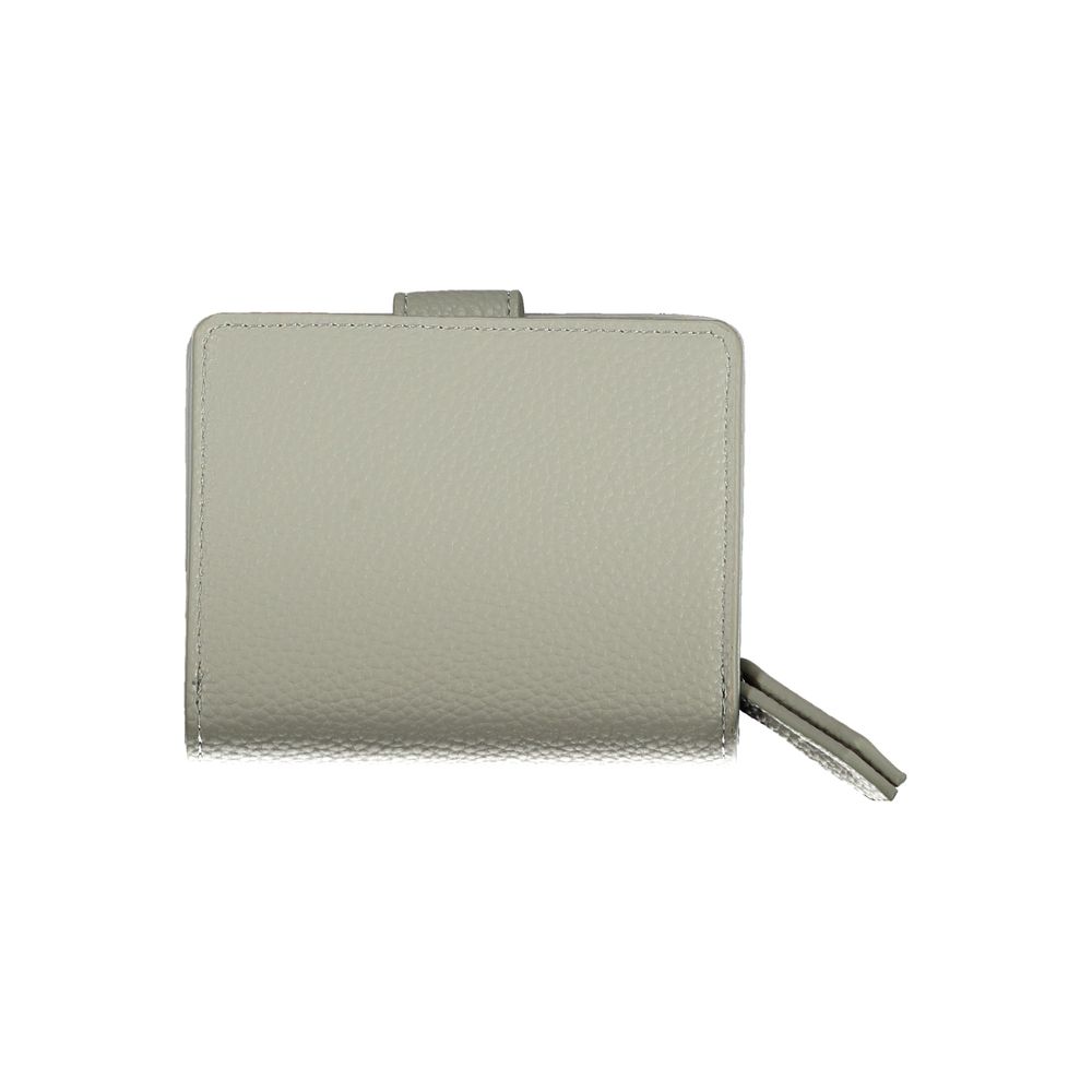 Mario Valentino Grigio Polyurethane Women Wallet | Regal Royce