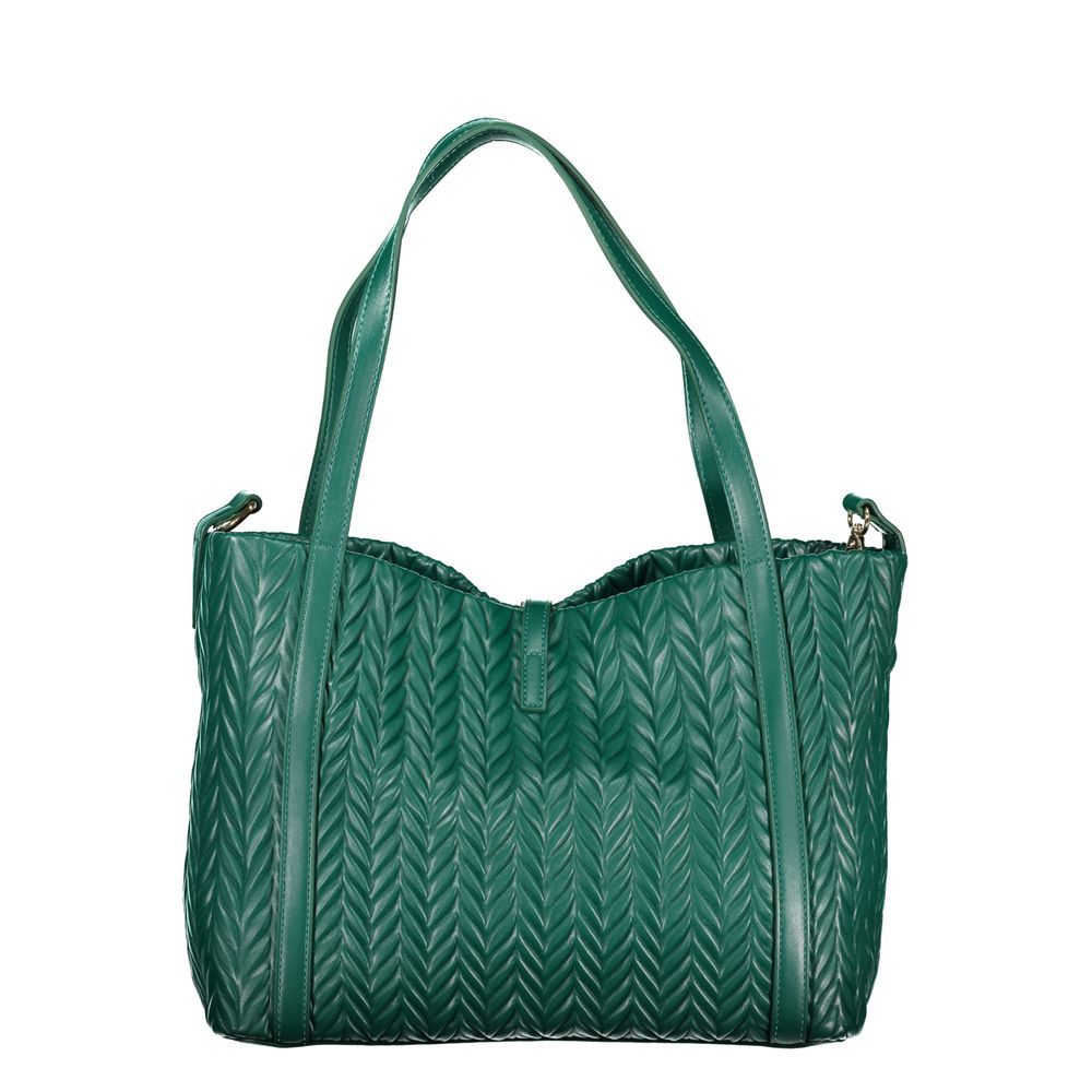 Mario Valentino Verde Polyurethane Women Shoulder Bag | Regal Royce